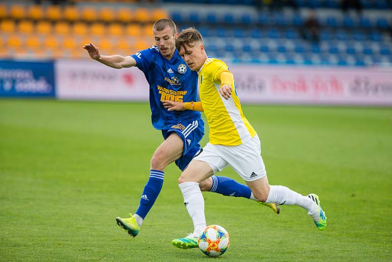 Fotbalové utkání 19. kola FNL mezi FC Vysočina Jihlava a FK Varnsdorf.