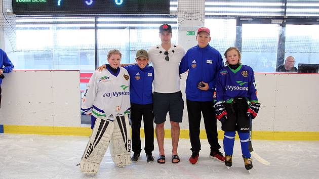 David Rittich na Mezinárodní česko-finské hokejové škole.