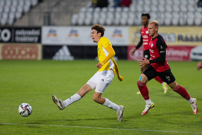 Fotbalové utkání mezi FC Vysočina Jihlava a FC MAS Táborsko.