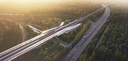 Takto bude nový terminál VRT u Jihlavy vypadat. Vizualizace: poskytla Správa železnic