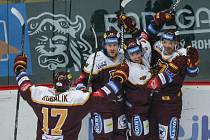 Zápas 36. kola hokejové extraligy HC Dukla Jihlava - HC Verva Litvínov.