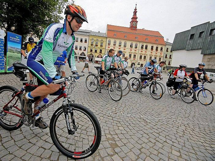 Start cyklojízdy v Jihlavě