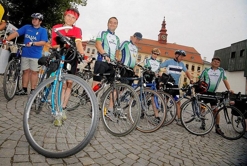 Start cyklojízdy v Jihlavě