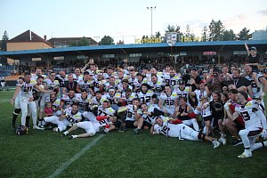 Američtí fotbalisté Vysočina Gladiators se chystají na obhajobu Czech Bowlu.