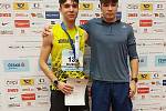 Svěřenci týmu Atletika Jihlava Eduard Kubelík s Mikulášem Střelcem.