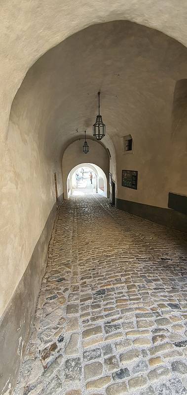 Úzké uličky, impozantní zámek nad Vltavou s krásnou věží, proslulé krumlovské jezy. To vše je Český Krumlov.