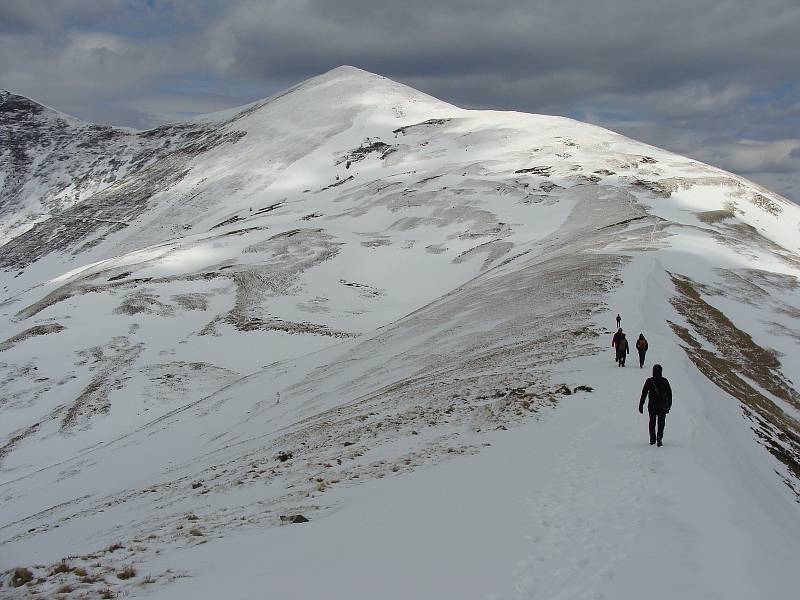 Vrcholy nad Koločavou.