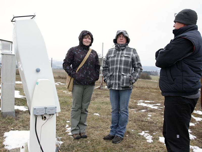 Stanici v Kostelní Myslové přiblížili návštěvníkům profesionální meteorologové.