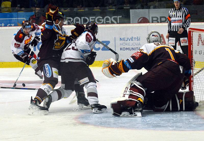 Utkání HC Dukla Jihlava proti HC Sparta Praha.