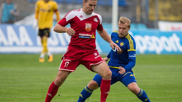 Přípravný zápas mezi FC Vysočina Jihlava a FC Velké Meziříčí.