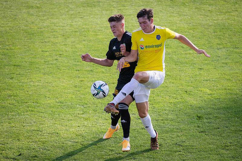 Fotbalové utkání 1. kola FNL mezi FC Vysočina Jihlava a FK Vansdorf.
