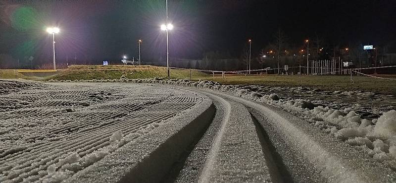 Spolek Lyžařské Jihlavsko na facebooku pravidelně informuje, v jakém stavu je okruh v areálu Českého mlýna. Foto: se souhlasem Lyžařského Jihlavska