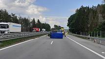 Tragická nehoda na 128. kilometru dálnice D1 na Vysočině.
