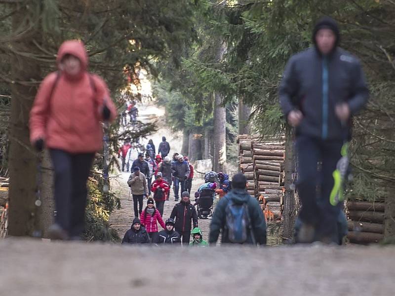 Výšlap na Javořici poslední den roku 2015