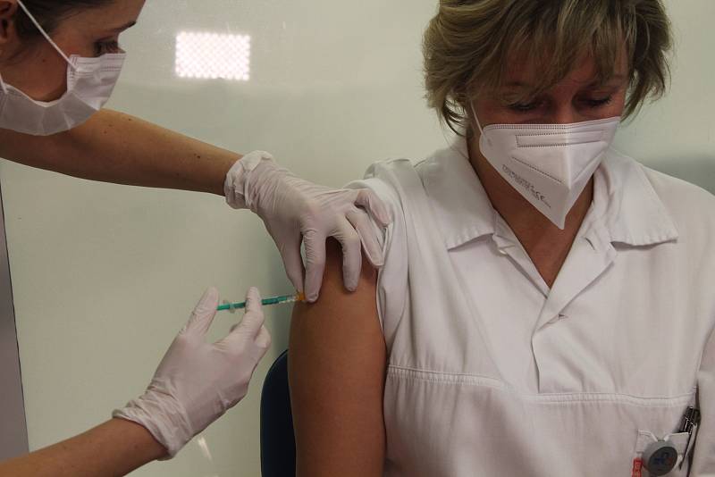 Očkování proti koronaviru na Vysočině.
