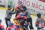Jihlavští hokejisté drží vítěznou vlnu. Ani ve třetím barážovém utkání jihlavští hokejisté nepoznali hořkost porážky.