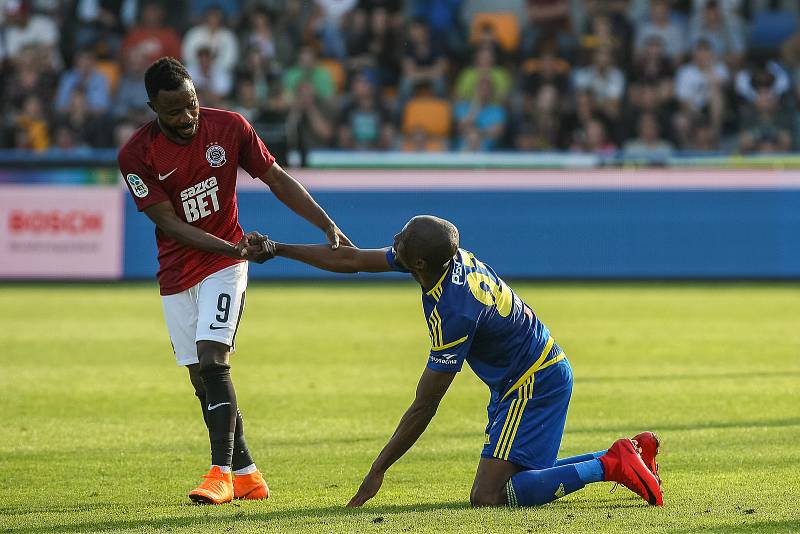 Utkání 28. kola první fotbalové ligy: FC Vysočina Jihlava - AC Sparta Praha.