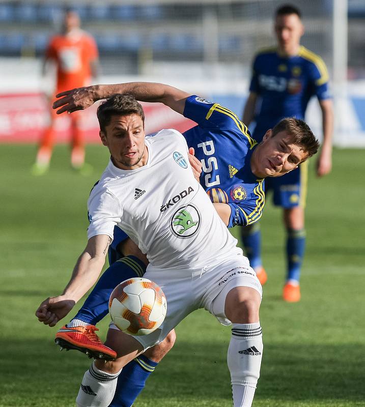 Utkání 26. kola první fotbalové ligy FC Vysočina Jihlava - FK Mladá Boleslav.