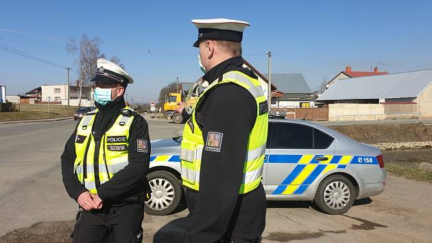 Policisté jsou u stavby obchvatu Velkého Beranova nekompromisní.