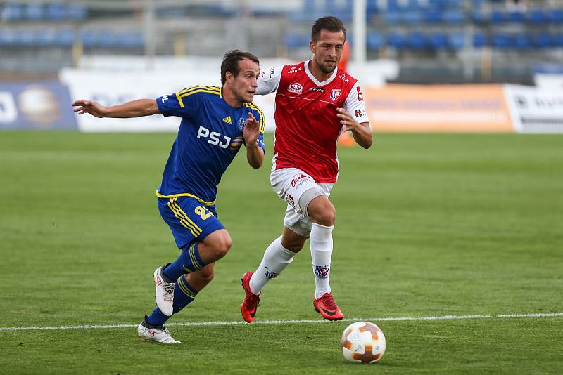 Zápas 2. kola Fortuna národní ligy mezi FC Vysočina Jihlava a FK Pardubice.