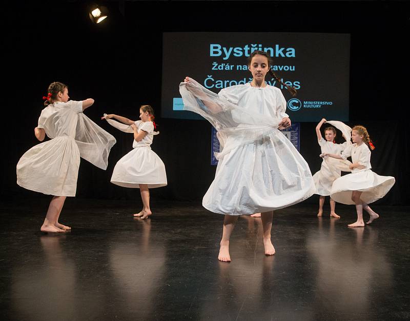 Postupová přehlídka dětských folklórních souborů z kraje Vysočina.