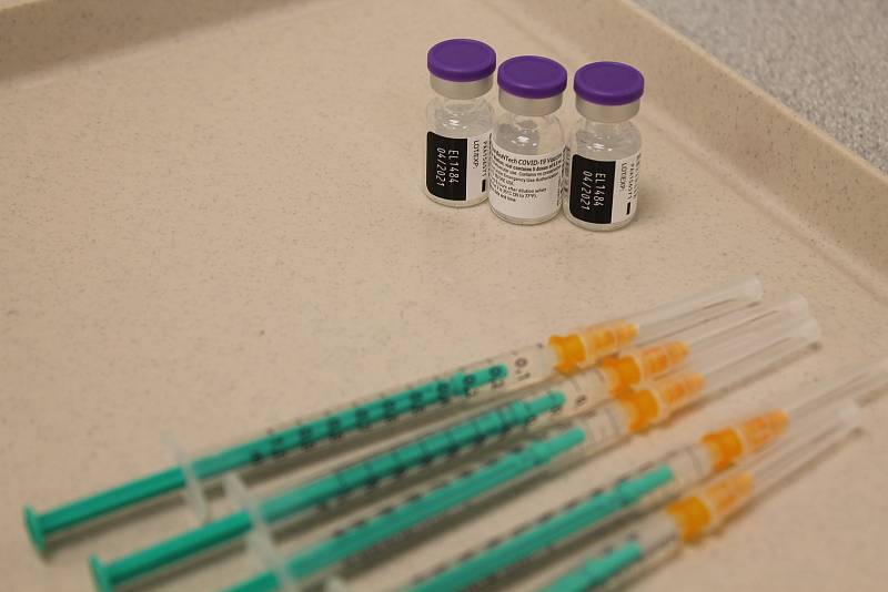 V sobotu druhého ledna 2021 začalo na Vysočině očkování proti koronaviru, první injekce byly pro zaměstnance nemocnice.