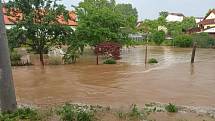 Velkou vodu zažili v Dobroníně na Jihlavsku.