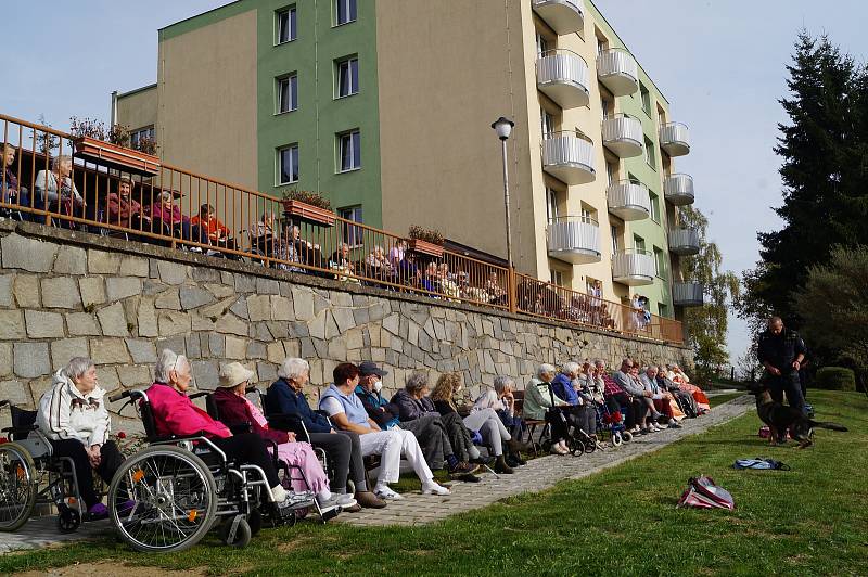 Čtyřnozí mazlíčci byli na návštěvě za seniory v domově v Lesnově.