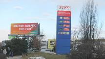 Ceny pohonných hmot v Jihlavě v pondělí 22. března 2021.