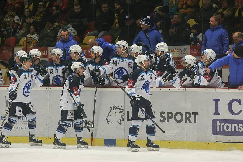 Utkání 48. kola hokejové extraligy: HC Dukla Jihlava - HC Škoda Plzeň, 6. února 2018 v Jihlavě.