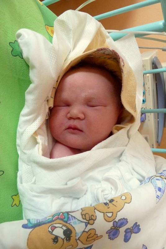 Jana Eliášová, 23. 4. 2014, 3 570 g, 50 cm, Hybrálec