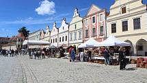 Centrum Telče v sobotu odpoledne žilo folklorem.