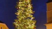 Vánoční strom v Mohelnu.