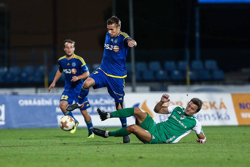 9. kolo fotbalového utkání FNL mezi FC Vysočina a Vlašimí.