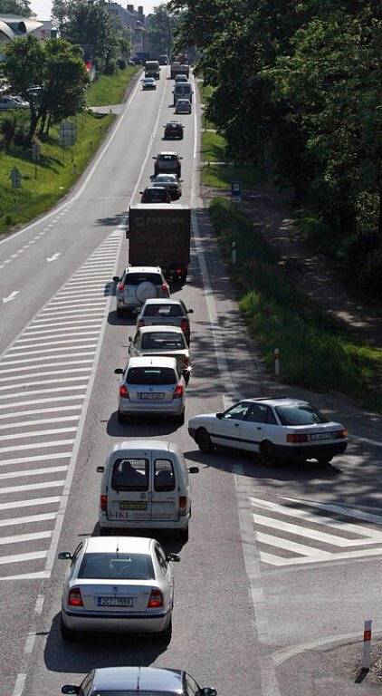 Uzavírka jihlavského tunelu.