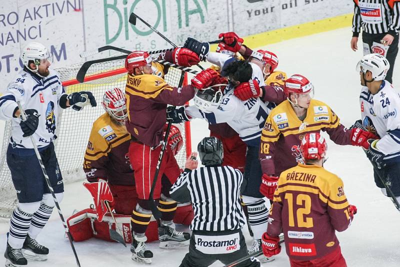 Hokejisté Jihlavy porazili v rozhodujícím sedmém zápase semifinále první ligy Kladno 1:0 a zajistili si postup do baráže o extraligu.