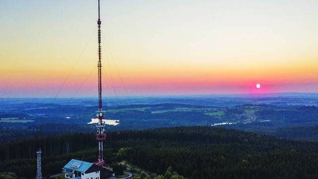 Javořice z dronu.