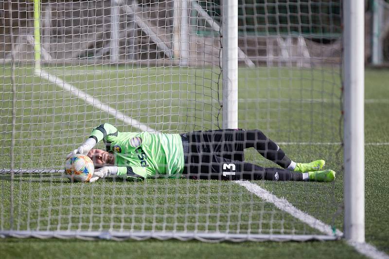 Zimní přípravné utkání mezi FC Vysočina Jihlava a FK Pardubice.