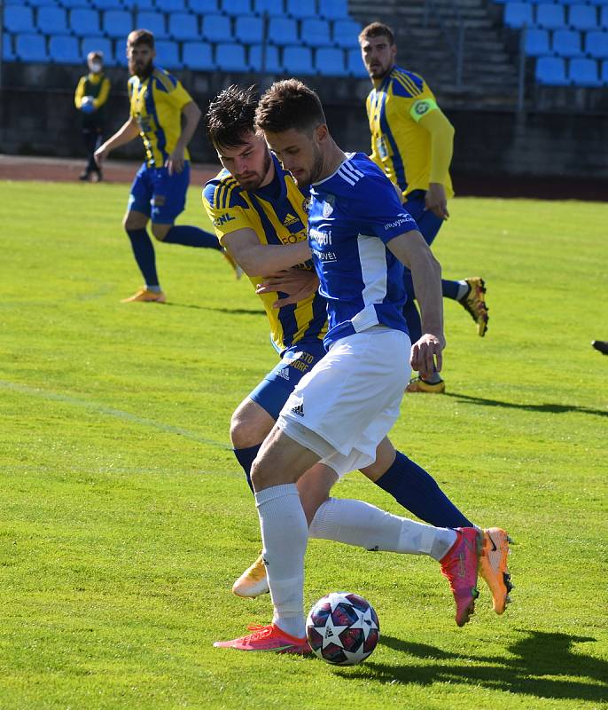 Utkání 22. kola FORTUNA:NÁRODNÍ LIGY mezi FK Varnsdorf a FC Vysočina Jihlava.