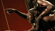 Tanec plný temperamentu předvedla návštěvníkům kina v Pacově na Pelhřimovsku taneční skupina Iyasa ze Zimbabwe. 