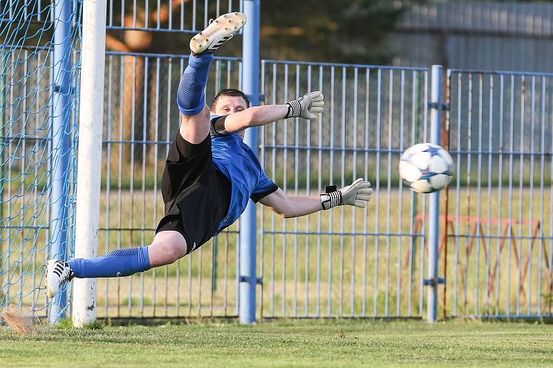 Finále krajského fotbalového poháru Ježek Cup 2018 mezi týmy Velkého Beranova a Rápotic.