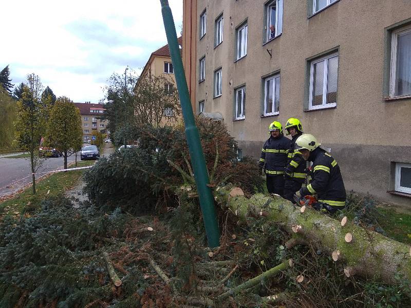 Zásah hasičů z JSDH Jihlava Bedřichov.