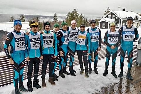Ski team Vysočina. Zkouška startovních čísel.