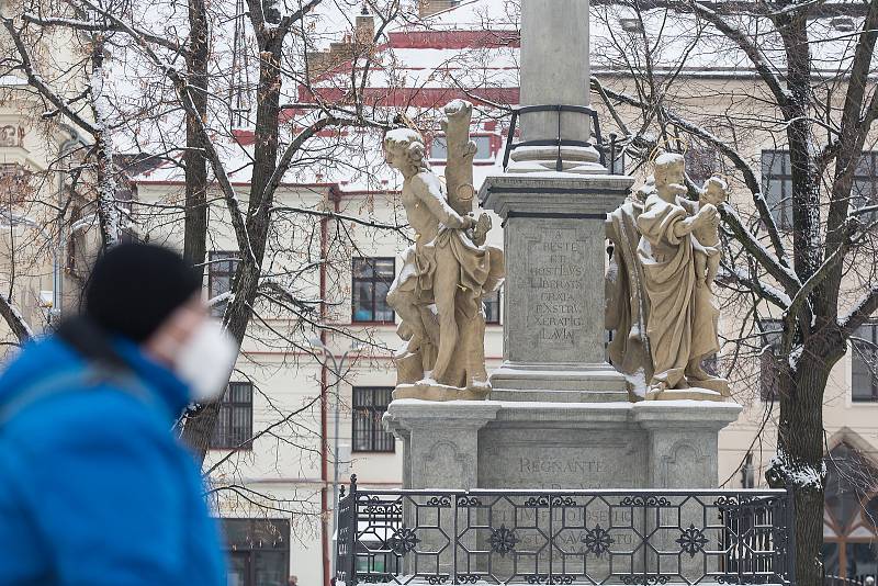 Masarykovo náměstí v Jihlavě.  Ilustrační foto.