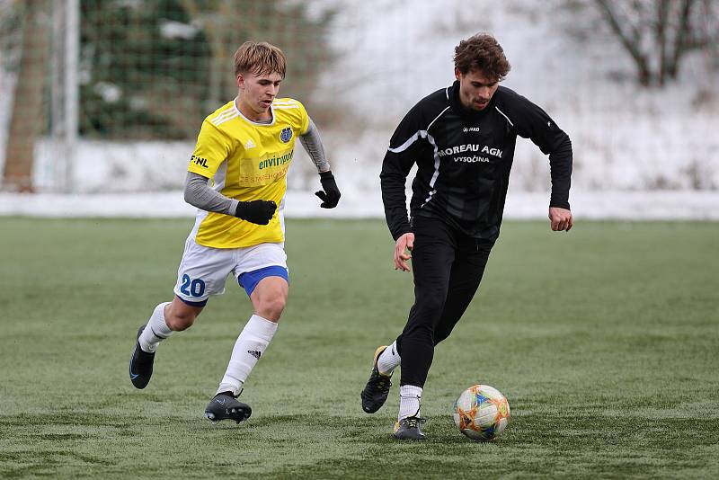 Fotbalové utkání mezi FC Vysočina Jihlava B a SFK Vrchovina.