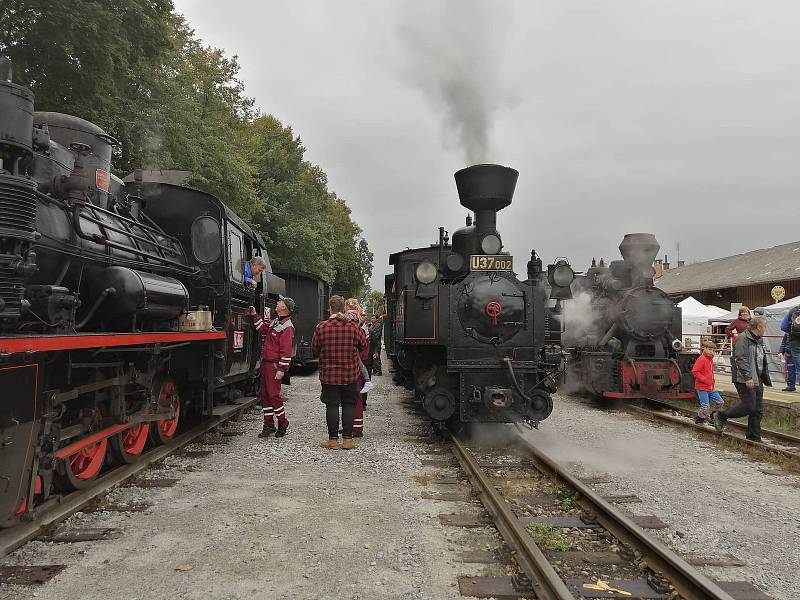 Den ve znamení železnice v Jindřichově Hradci.