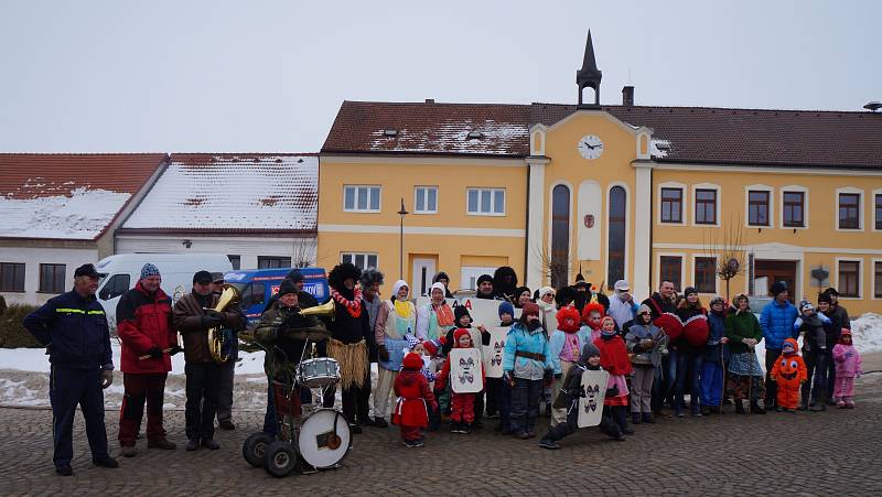 Masopustní průvod prošel uplynulou sobotu Novou Říší.