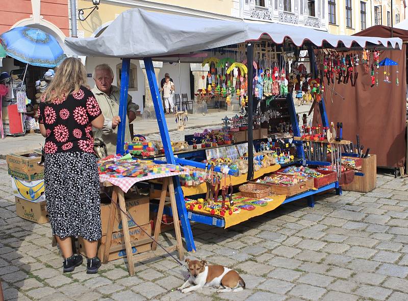 Historické slavnosti v Telči a následné lety balónem.