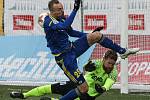 Utkání 21. kola první fotbalové ligy: FC Vysočina Jihlava - FK Jablonec, 17. března v Jihlavě.