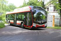 Parciální trolejbus v jihlavské zoo, ilustrační foto